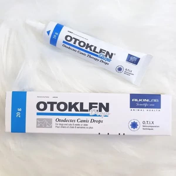 Alkin otoklen trị rận tai cho cún mèo 20ml