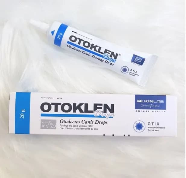 Alkin otoklen trị rận tai cho cún mèo 20ml