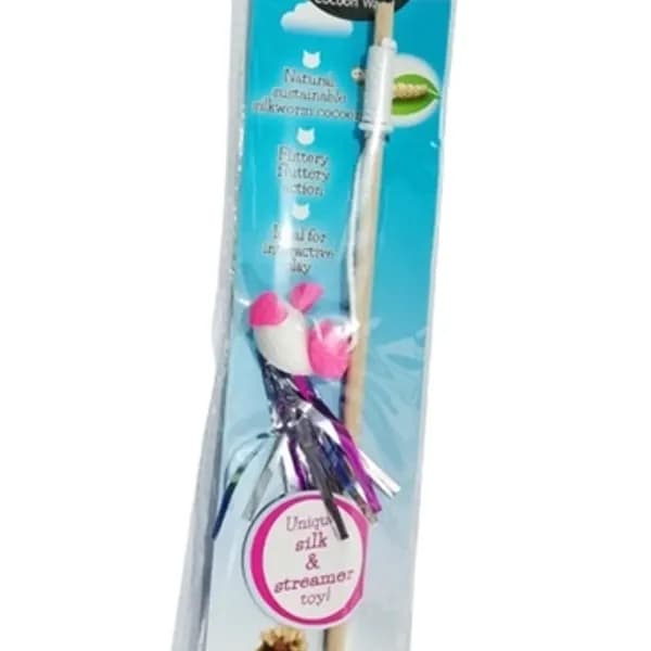 Cần câu cán gỗ cho mèo cat toys