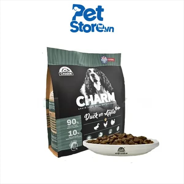 Hạt Cho Cún Charm - Vị Vịt & Táo 2kg