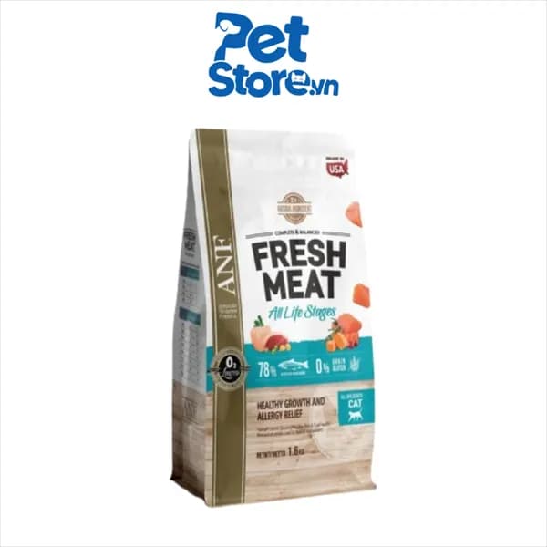 Hạt Cho Mèo ANF FreshMeat - Mọi Lứa Tuổi 1.6kg