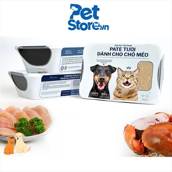 [ Hỏa Tốc ] Pate Tươi Cho Cún Mèo The Pet 500g