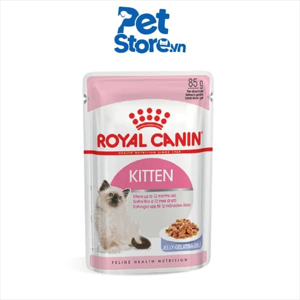 Pate Cho Mèo Royal Canin Kitten Jelly/ Gravy - Dành Cho Mèo Con