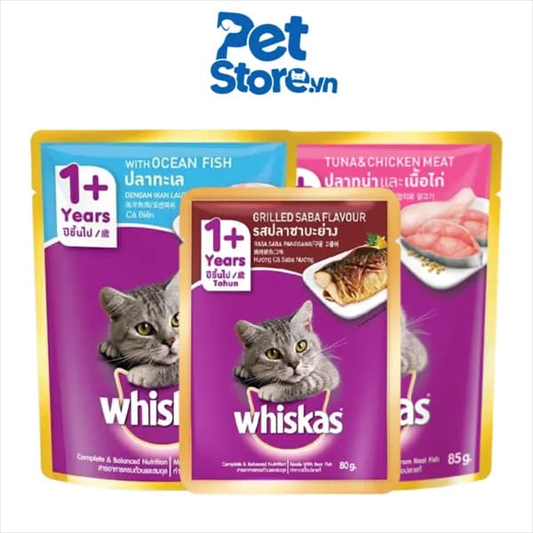 Pate Cho Mèo Whiskas 80g