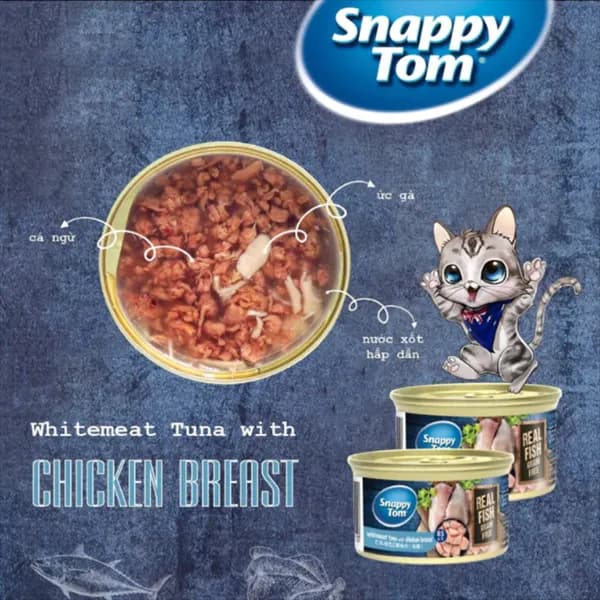 Pate mèo Snappy Tom Deli Premium
