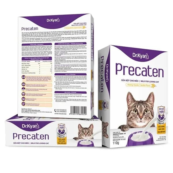 Sữa bột Dr.Kyan Precaten cho mèo 110g