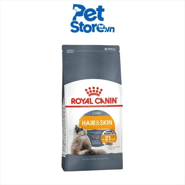 Thức Ăn Cho Mèo Royal Canin Hair & Skin - Dưỡng Đẹp Lông 400g