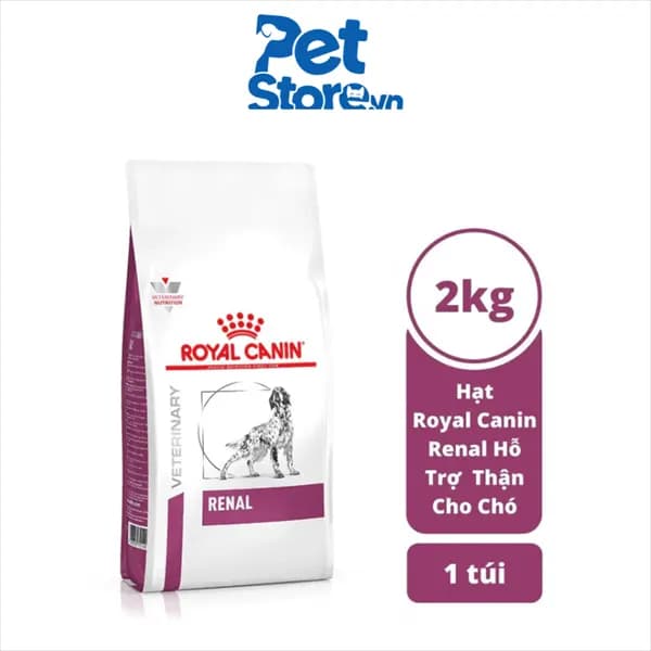 Thức Ăn Hạt Cho Cún Royal Canin Renal - Hỗ Trợ Thận 2kg
