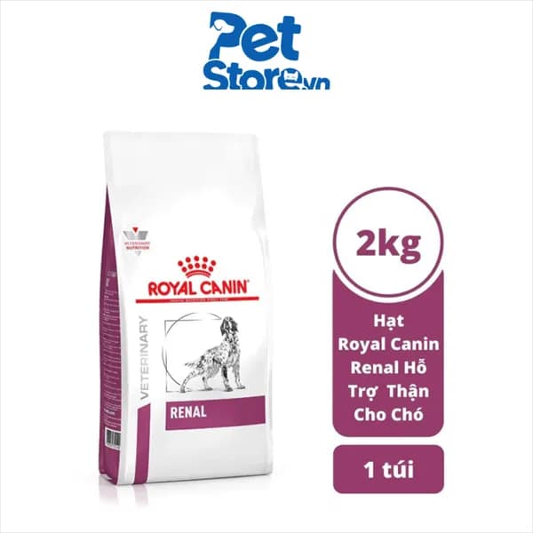 Thức Ăn Hạt Cho Cún Royal Canin Renal - Hỗ Trợ Thận 2kg