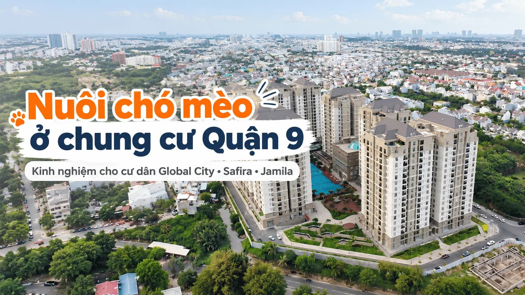 Nuôi chó mèo ở chung cư Quận