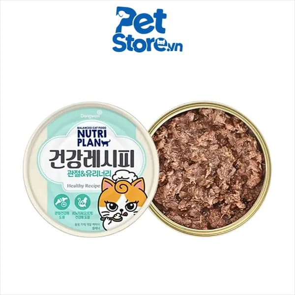Pate Chức Năng Cho Mèo Nutri Plan – Hỗ Trợ Xương Khớp & Tiết Niệu 90g