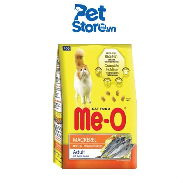 Thức Ăn Hạt Cho Mèo Me-O - Vị Cá Thu 1.2kg